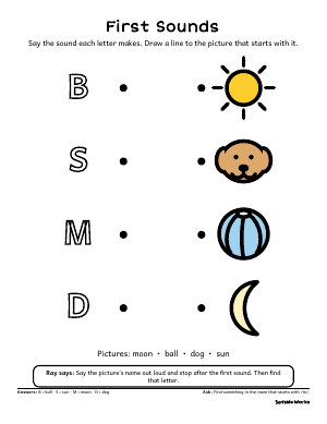 First page of First Sounds