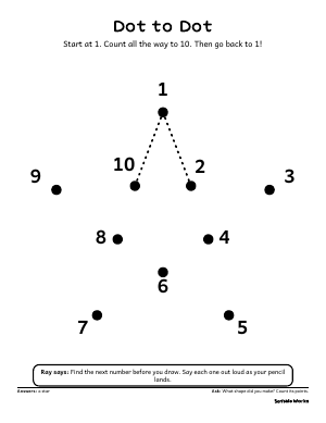 First page of Dot to Dot