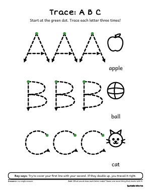 First page of Trace: A B C